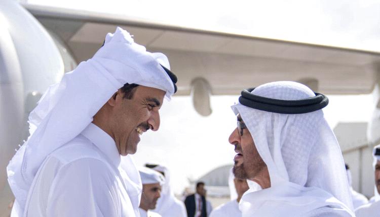 رئيس الإمارات وأمير قطر يؤكدان على موقف مشترك بشأن الحرب على غزة