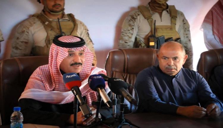 بالصور..لقاء هام يجمع اللجنة الخاصة السعودية بسلطة ومشائخ حضرموت بالوديعة