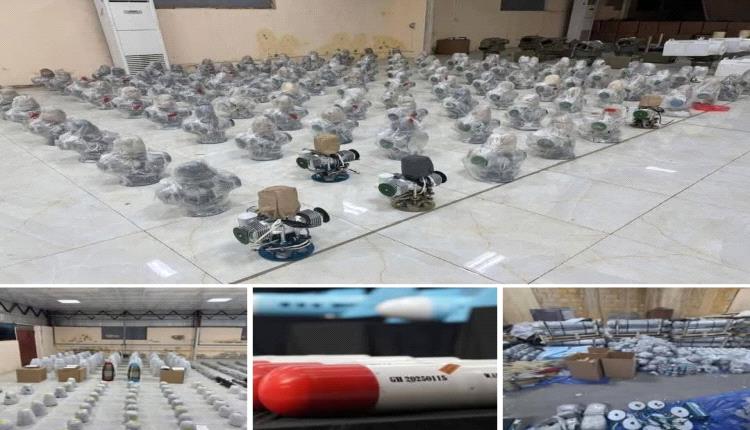 طارق يعلن احباط عملية تهريب شحنة أسلحة استراتيجية قادمة من إيران للحوثيين في اليمن