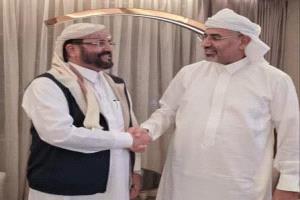 الرئيس الزُبيدي والشيخ العرادة يؤكدان ضرورة ايجاد حلول عاجلة للأوضاع الاقتصادية في البلاد