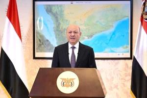 العليمي يؤكد جوهرية القضية الجنوبية كأساس لأي تسوية سياسية باليمن