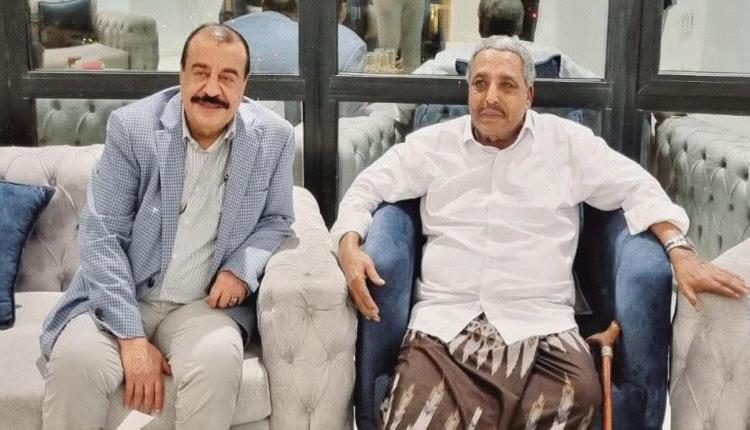 اللواء بن بريك يهنئ الزعيم حسن باعوم بذكرى ثورة 14 أكتوبر المجيدة
