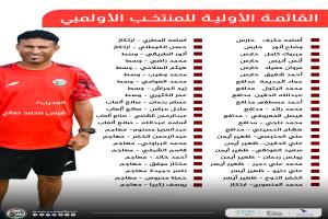 بقائمة تضم 44 لاعبًا: المنتخب الأولمبي يبدأ معسكره التحضيري في صنعاء استعداداً لكأس الخليج بقطر