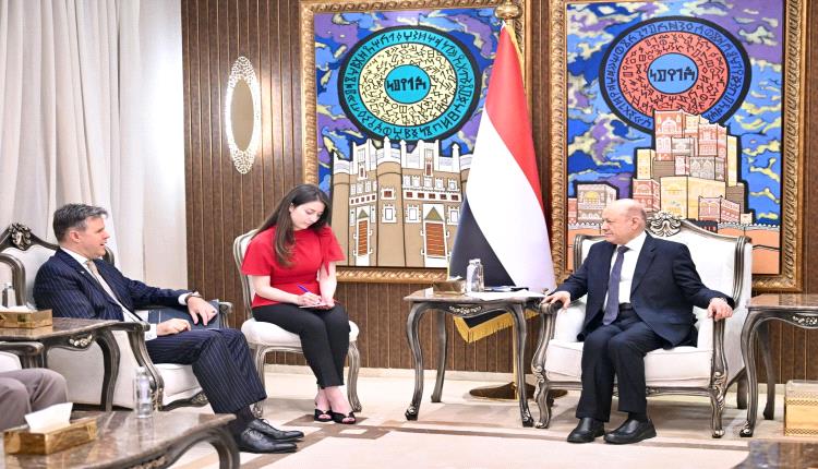 العليمي يحذر من تداعيات استهداف ميناء المخا ويدعو المجتمع الدولي لمواجهة تهديدات الحوثيين