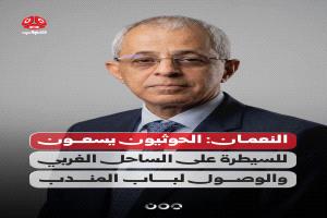 النعمان: الحوثيون يسعون للتمدد نحو باب المندب وتهديد الملاحة الدولية