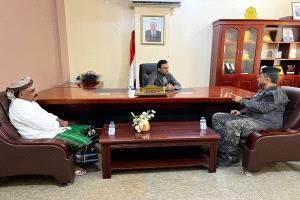الجيلاني يؤكد دعم سلطة حضرموت لجهود مكافحة المخدرات