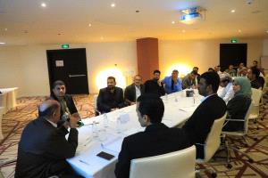 الخنبشي يلتقي الصحفيين والإعلاميين من أبناء حضرموت بالرياض