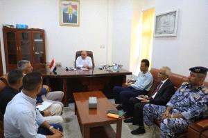 الخنبشي يبحث تعزيز أمن موظفي الأمم المتحدة والمنظمات الدولي بحضرموت
