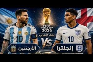 إنجلترا والأرجنتين في صراع على البطاقة الثانية لنهائي مونديال 2026