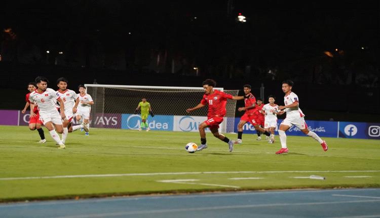 خسارة للمنتخب اليمني للناشئين أمام فيتنام في مستهل مشواره الآسيوي