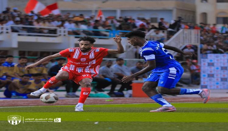 شعب حضرموت يحسم ديربي المكلا ويتصدر جدول ترتيب الدوري اليمني