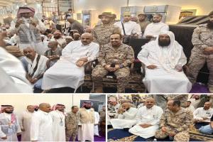 الفريق الداعري يؤدي مناسك الحج مع كبار ضيوف المملكة العربية السعودية (صور)