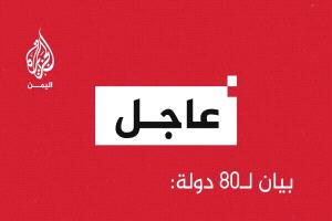 عاجل..بيان مشترك لـ80 دولة يحذر من مخاطر تقدم الحوثيين نحو باب المندب