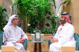 محمد بن سلمان ومنصور بن زايد يبحثان تطورات المنطقة