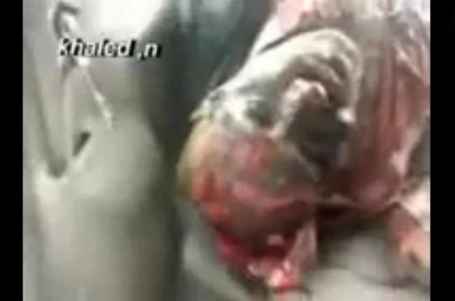 تسريب مقطع فيديو مؤلم يظهر صور أشلاء ضحايا تفجير النهدين(فيديو)