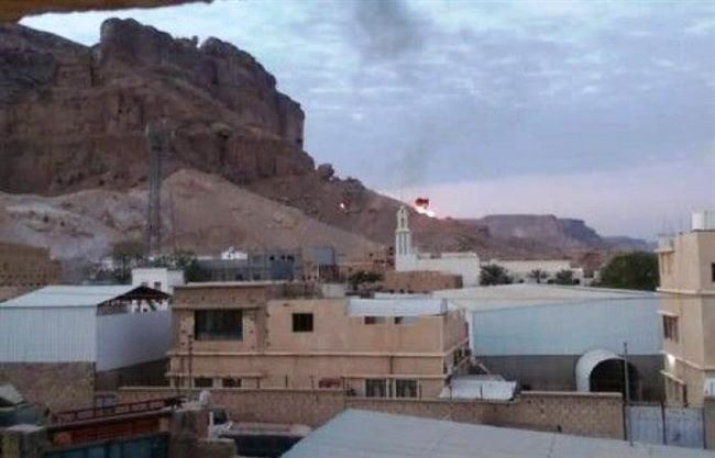دفاعات التحالف تسقط طائرة كبيرة الحجم مزودة بصواريخ بحضرموت