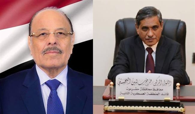 تفاصيل اتصال هاتفي بين نائب الرئيس اليمني ومحافظ حضرموت بشأن جلسة البرلمان بسيئون