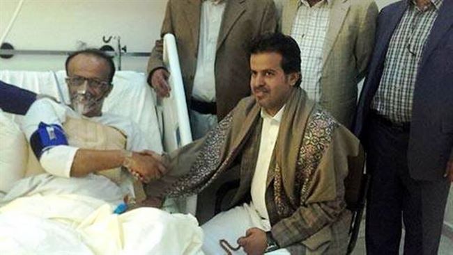 نجل الرئيس هادي يزور"النوبة"بعد اجرائه عملية قلب مفتوح عاجلة (صورة)