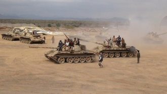  اللواء 170 دفاع جوي التابع للرئيس اليمني يعلن عدد قتلى هجومه على مواقع حوثية بوسط اليمن 
