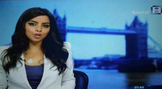 صورة لمذيعة سعودية أثارت جدلا واسعا بظهورها من غير حجاب